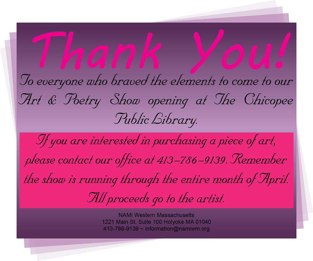 2024 Art and Poetry Show Thank you